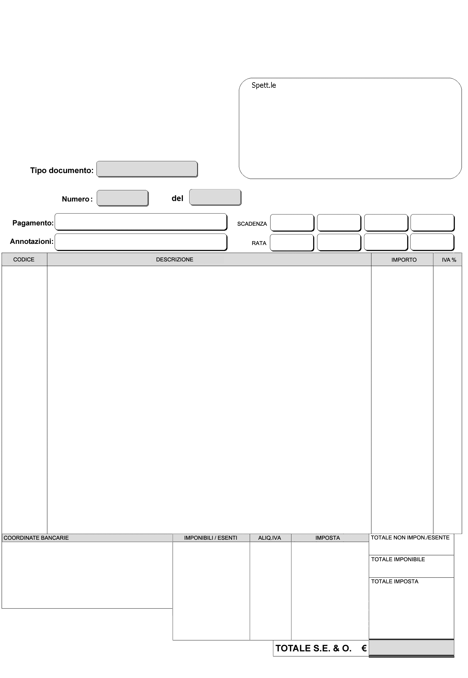 modello ddt documento di trasporto